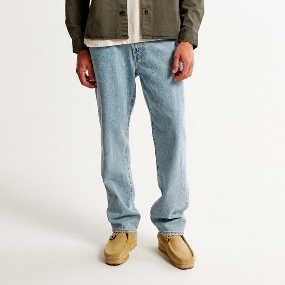 ABERCROMBIE & FITCH Rigid Denim - Loose - Light Wash - Picture 9 of 9